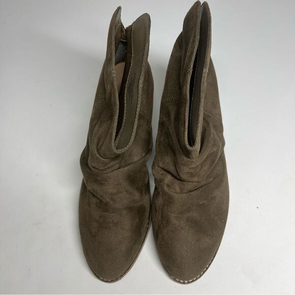 Diba Ankle Slouch Boots Booties Women’s Size 8.5 Sophia Green Brown Suede - Picture 11 of 13